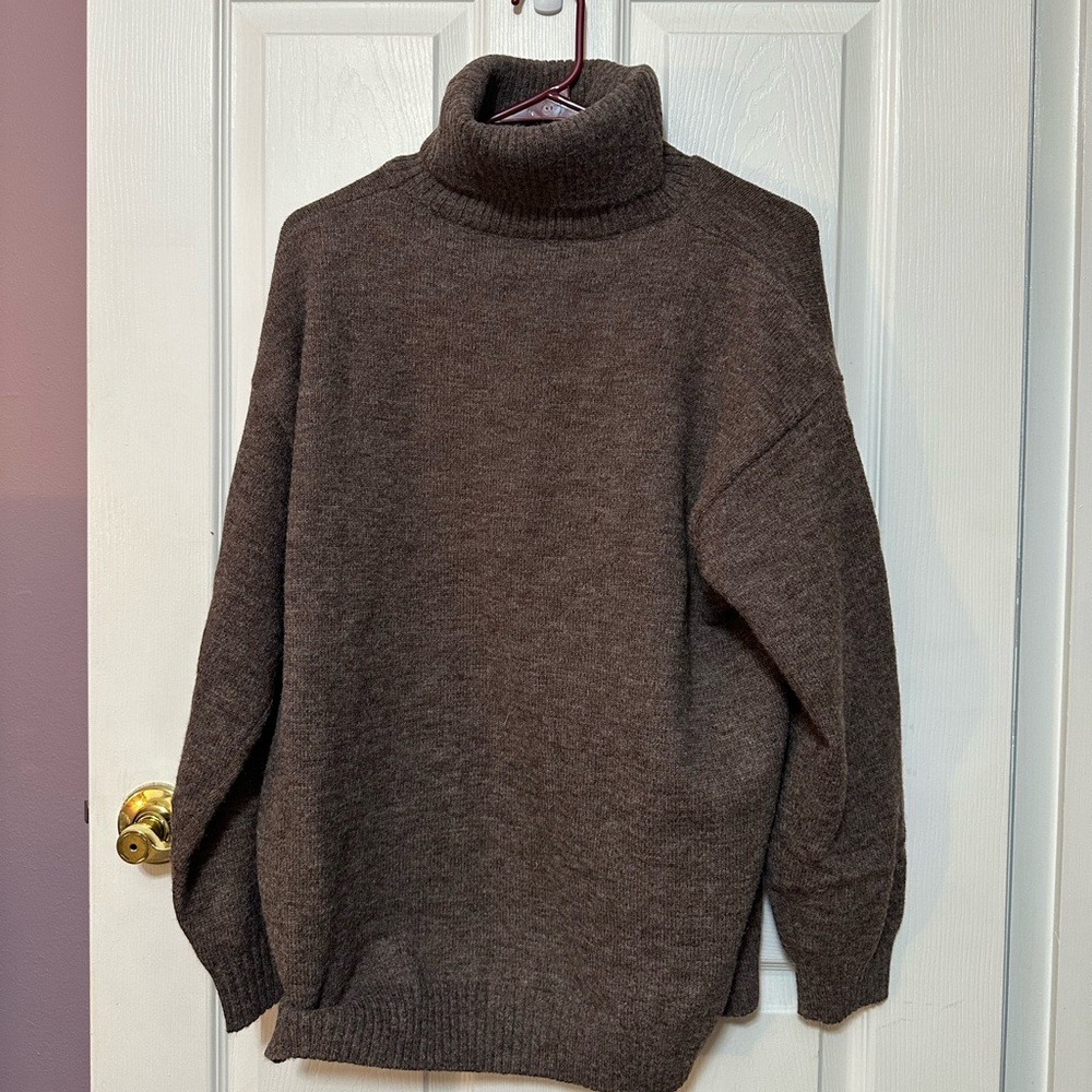 ROSCHiC Large Breezy City Knit Turtleneck LS Relaxed Sweater No Tags